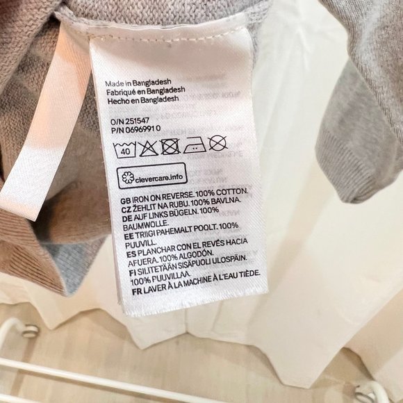 H&M Kids 4-6 Years Snow Bear Scarf Christmas Ugly Sweater - Picture 4 of 4